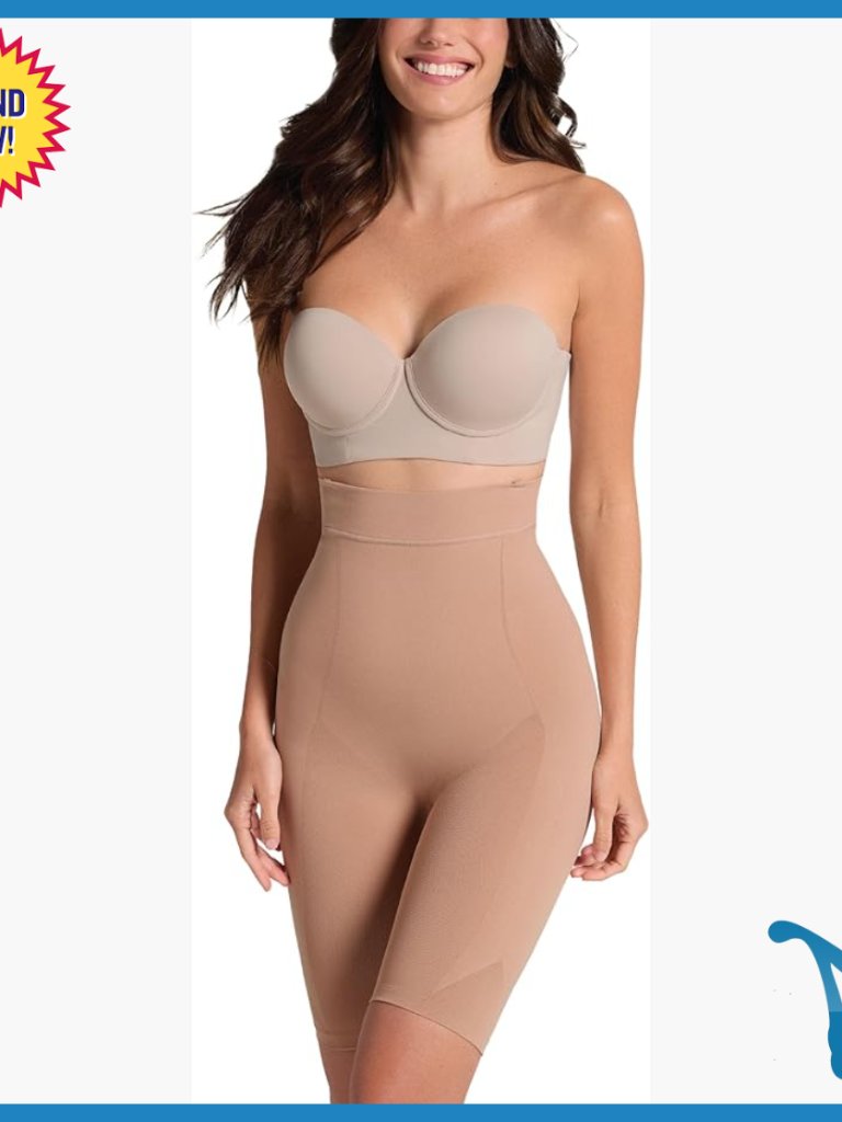 High Waisted Shapewear Shorts Tummy Control Invisible Butt Lifter Xs